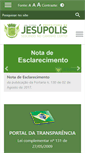 Mobile Screenshot of jesupolis.go.gov.br