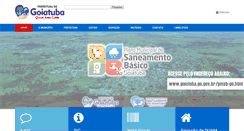 Desktop Screenshot of goiatuba.go.gov.br