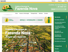 Tablet Screenshot of fazendanova.go.gov.br