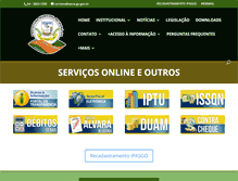 Tablet Screenshot of ipora.go.gov.br