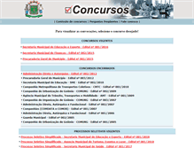 Tablet Screenshot of concursos.goiania.go.gov.br