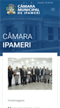 Mobile Screenshot of camaraipameri.go.gov.br