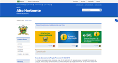 Desktop Screenshot of camaraaltohorizonte.go.gov.br