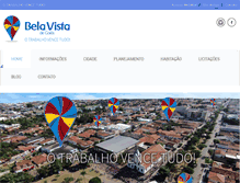 Tablet Screenshot of belavista.go.gov.br