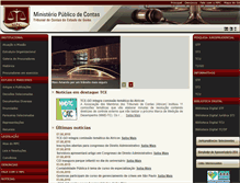 Tablet Screenshot of mpc.tce.go.gov.br