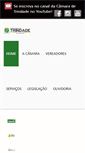Mobile Screenshot of camaratrindade.go.gov.br
