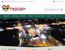Tablet Screenshot of portelandia.go.gov.br