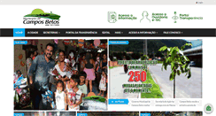 Desktop Screenshot of camposbelos.go.gov.br