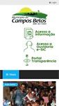 Mobile Screenshot of camposbelos.go.gov.br