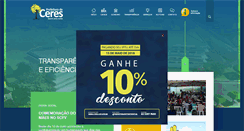 Desktop Screenshot of ceres.go.gov.br