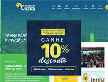 Tablet Screenshot of ceres.go.gov.br