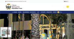 Desktop Screenshot of camaraplanaltina.go.gov.br