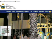 Tablet Screenshot of camaraplanaltina.go.gov.br