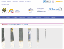 Tablet Screenshot of pirenopolis.go.gov.br