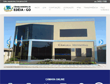 Tablet Screenshot of camaraedeia.go.gov.br