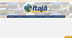 Desktop Screenshot of itaja.go.gov.br