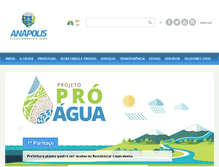 Tablet Screenshot of anapolis.go.gov.br