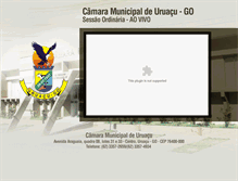 Tablet Screenshot of camaramuruacu.go.gov.br