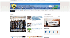 Desktop Screenshot of conseg.ssp.go.gov.br